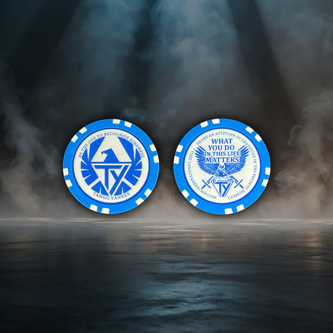 Tango Yankee Chip (Blue)